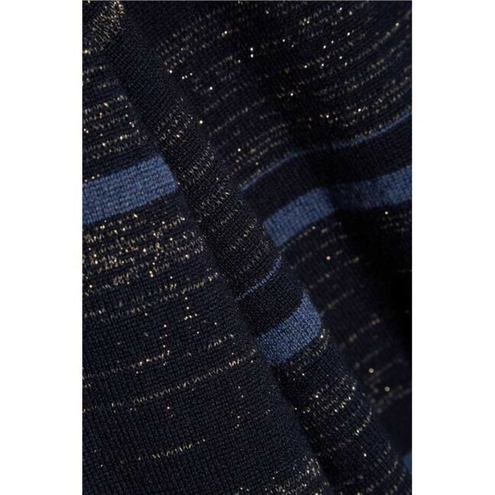 M.i.h Jeans Women's Blue Falls Metallic Striped Me - Picture 4 of 7